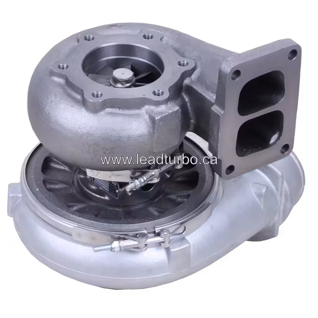 Turbosprężarka 710224-5 TV48 zamiennik do Daewoo DS2842LE 12V 768HP bottom 45 degree view