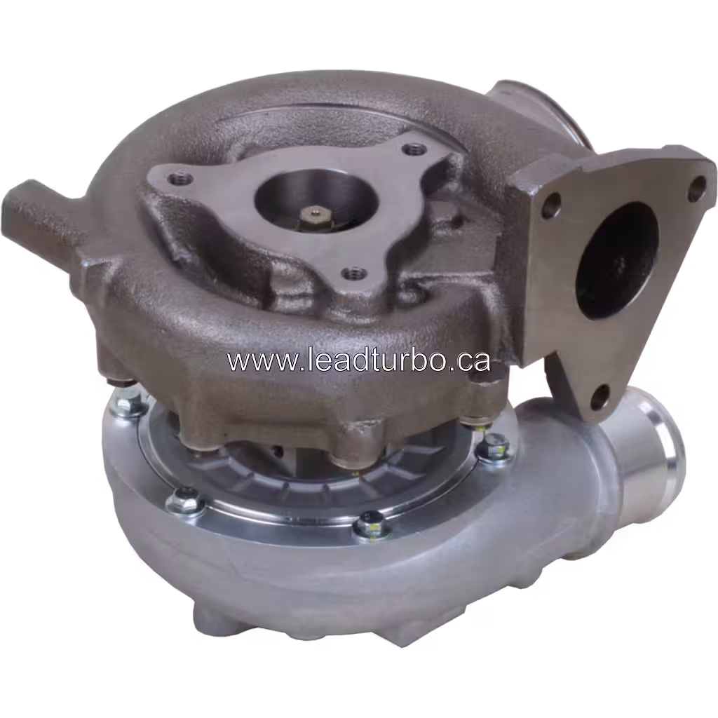 Turbosprężarka 769328-5001 GTA2052V zamiennik do Nissan Patrol ZD30 bottom 45 degree view