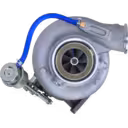 Turbosprężarka zamiennik do Cummins ISC CM850 widok z przodu