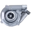 Turbosprężarka zamiennik do Perkins 1103A 75HP widok z przodu