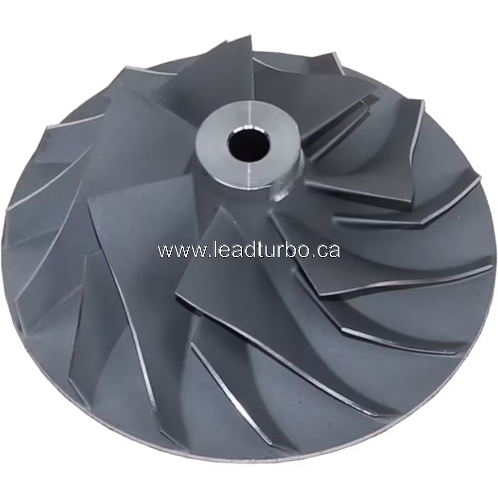 Колесо компресора турбокомпресора LeadTurbo, вид спереду