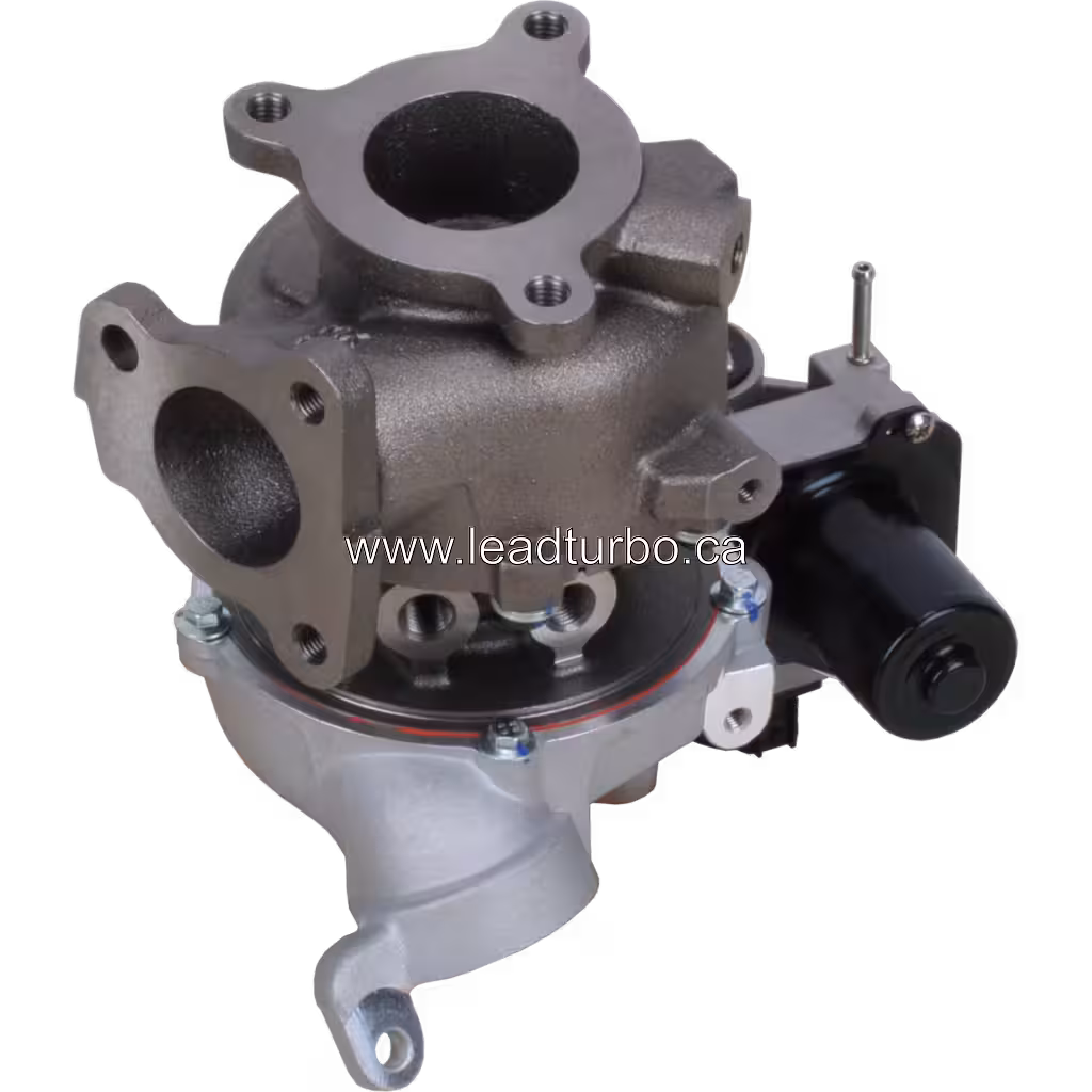Турбокомпресор 17208-51010 RHV4 для Toyota 1VD-FTV (Land Cruiser 200) bottom 45 degree view
