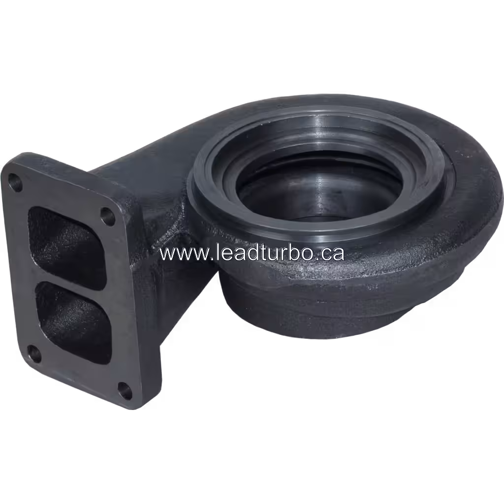Турбіна турбокомпресора 1P6460 (OEM 150781) для CAT 3306 bottom 45 degree view
