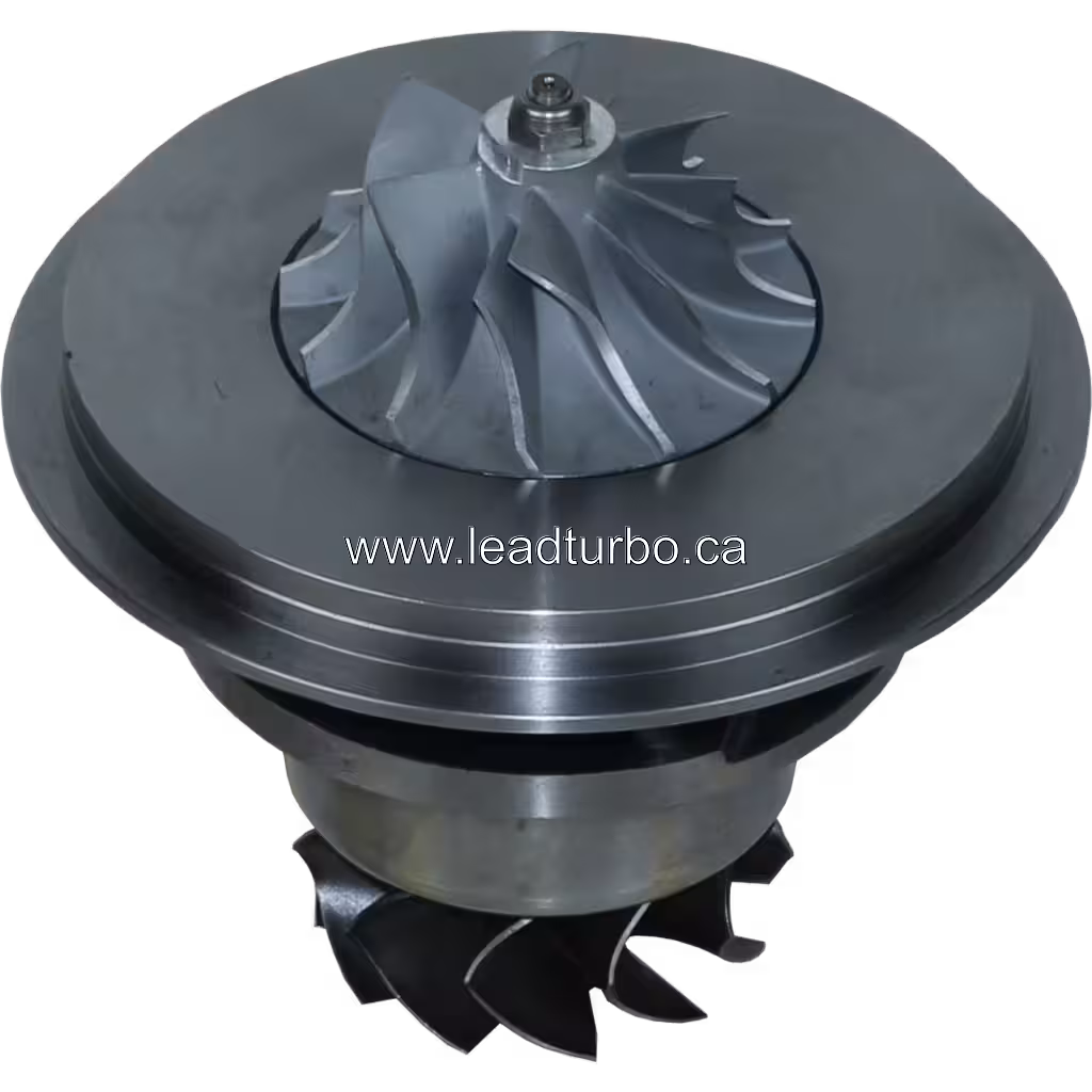 Turbolader Core 444964-0001, Ansicht von oben 45 Grad