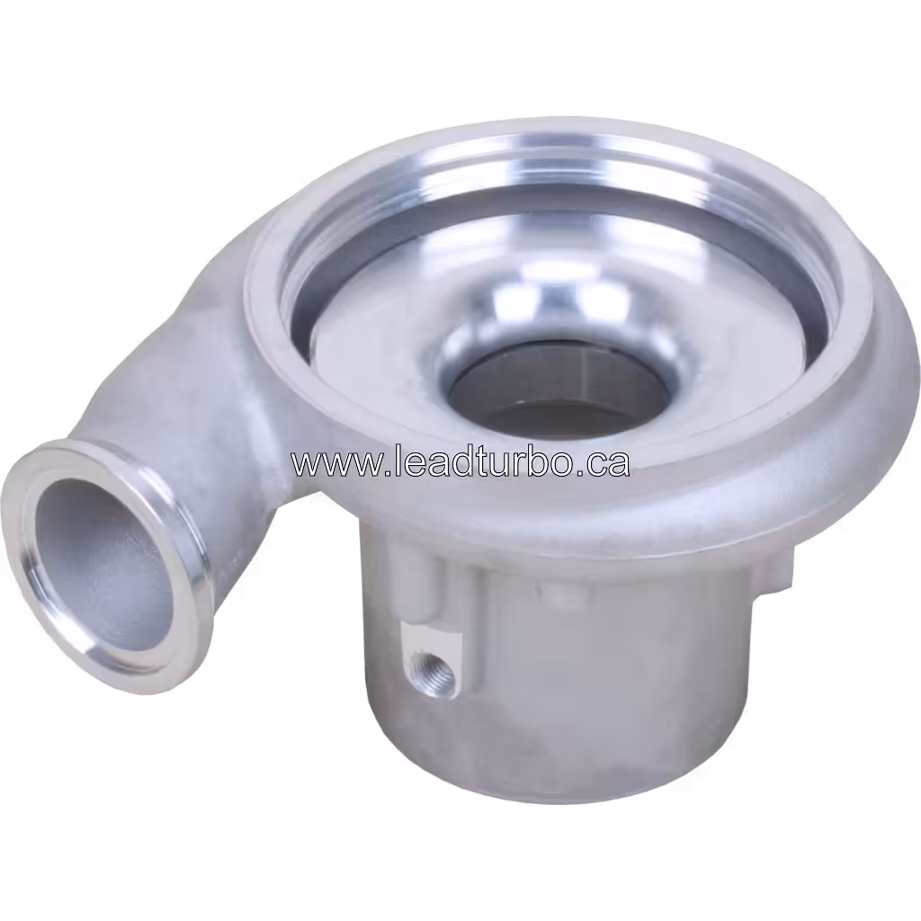 2842810 CH Compressor Housing for Cummins HX40W Turbocharger bottom 45 degree view