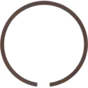 Obenansicht des 3523412 Kolbenrings für Cummins QSK60 Anwendung