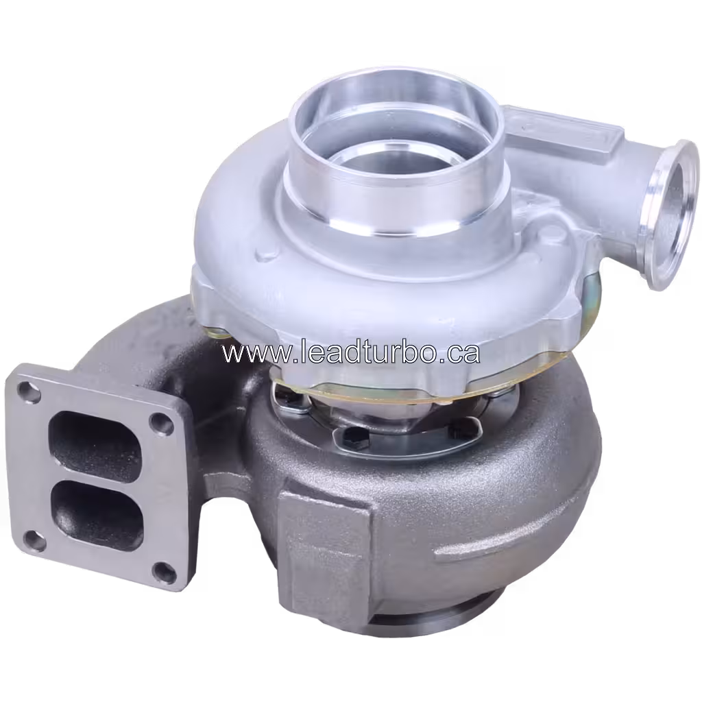 H2E Turbocharger assembly side view