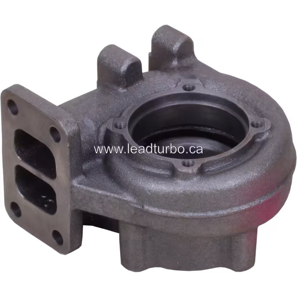 3539323 HX35G Turbine Housing for Cummins CNG 233HP Bus bottom 45 degree view