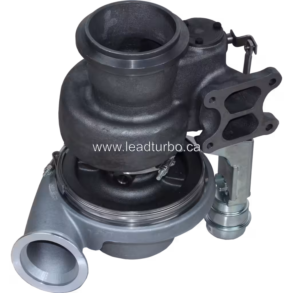 3593623 HX55W Turbocharger Replacement for Cummins ISX2 bottom 45 degree view