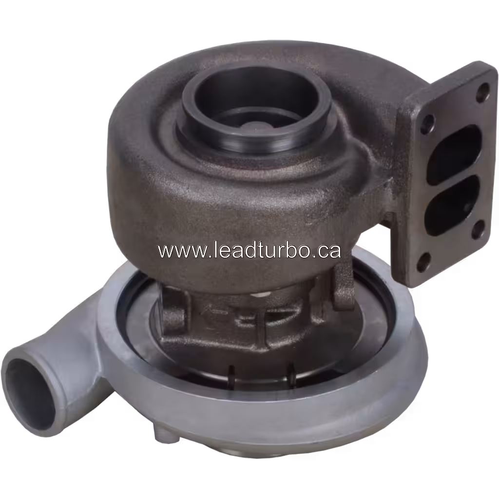 Турбокомпресор 3596949 HX35 для Cummins 6B bottom 45 degree view
