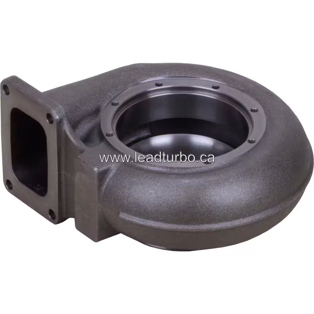 3767952 TH HX80 Turbine Housing for Cummins QSK60 Marine Turbocharger bottom 45 degree view