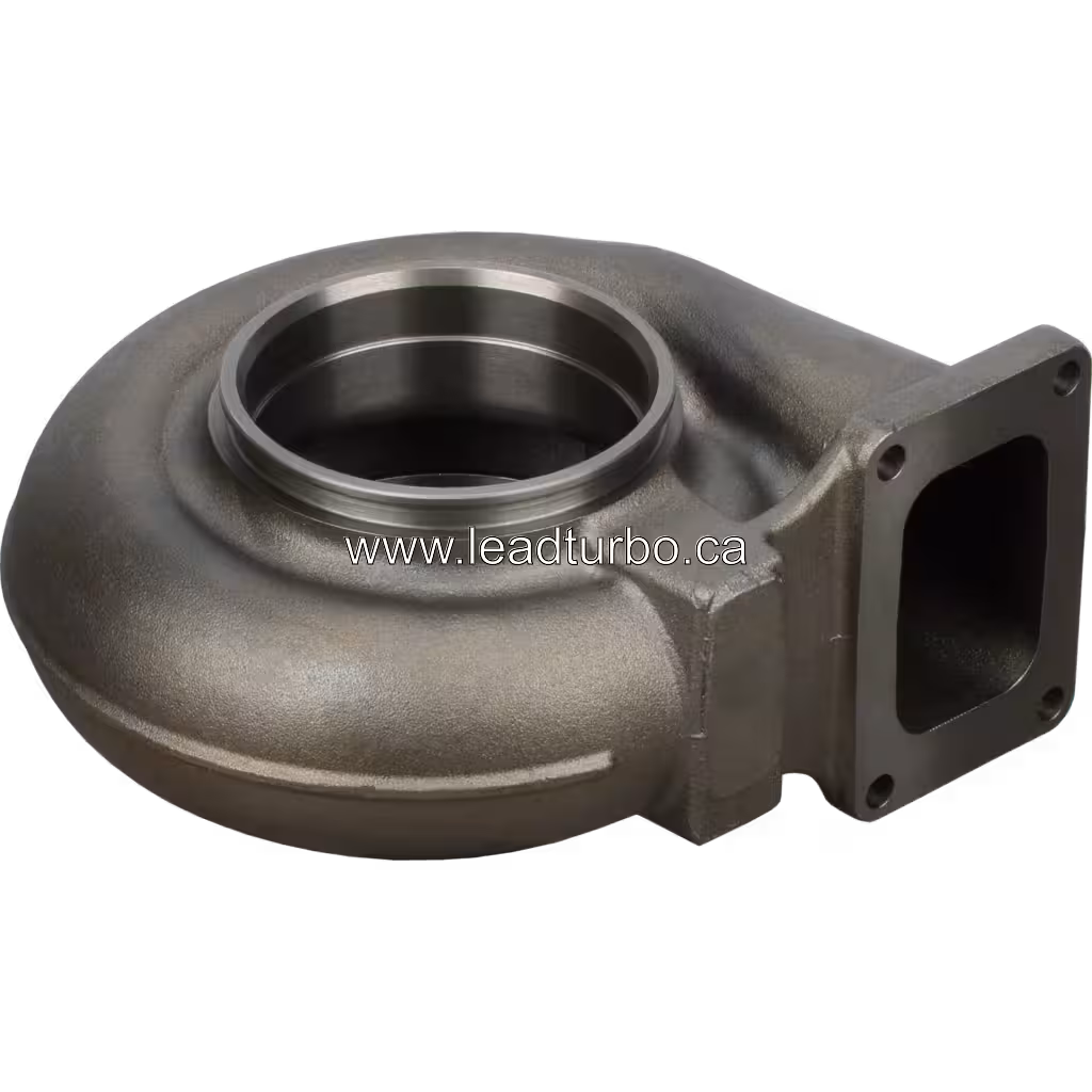 3767952 TH HX80 Turbine Housing for Cummins QSK60 Marine Turbocharger 45 degree view