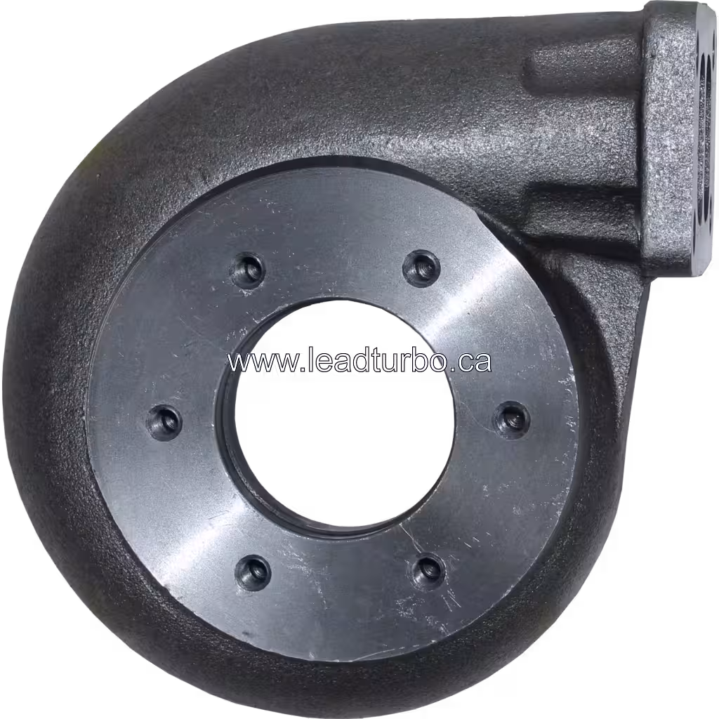 410424-0102 Turbine Housing TO4E10 Turbocharger (Volvo TD71G) top view