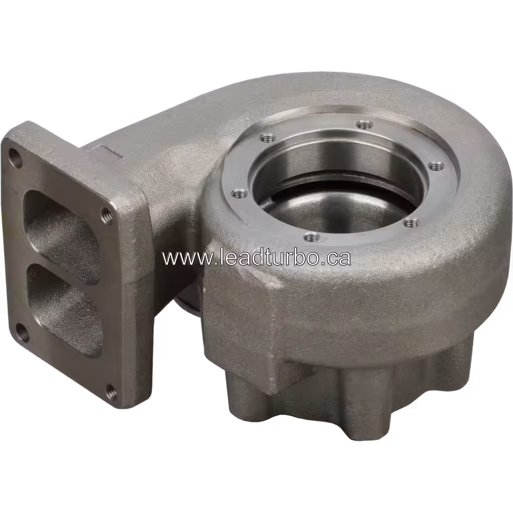 500390351 TH HX50W Turbine Housing for IVECO Cursor 13 bottom 45 degree view