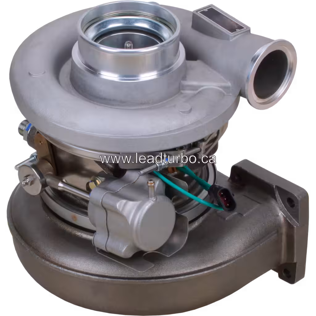 Vista replacement do turbo HY55V com atuador de geometria variável