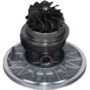 53167100010 turbo core bottom view showing turbine wheel and radial ribs