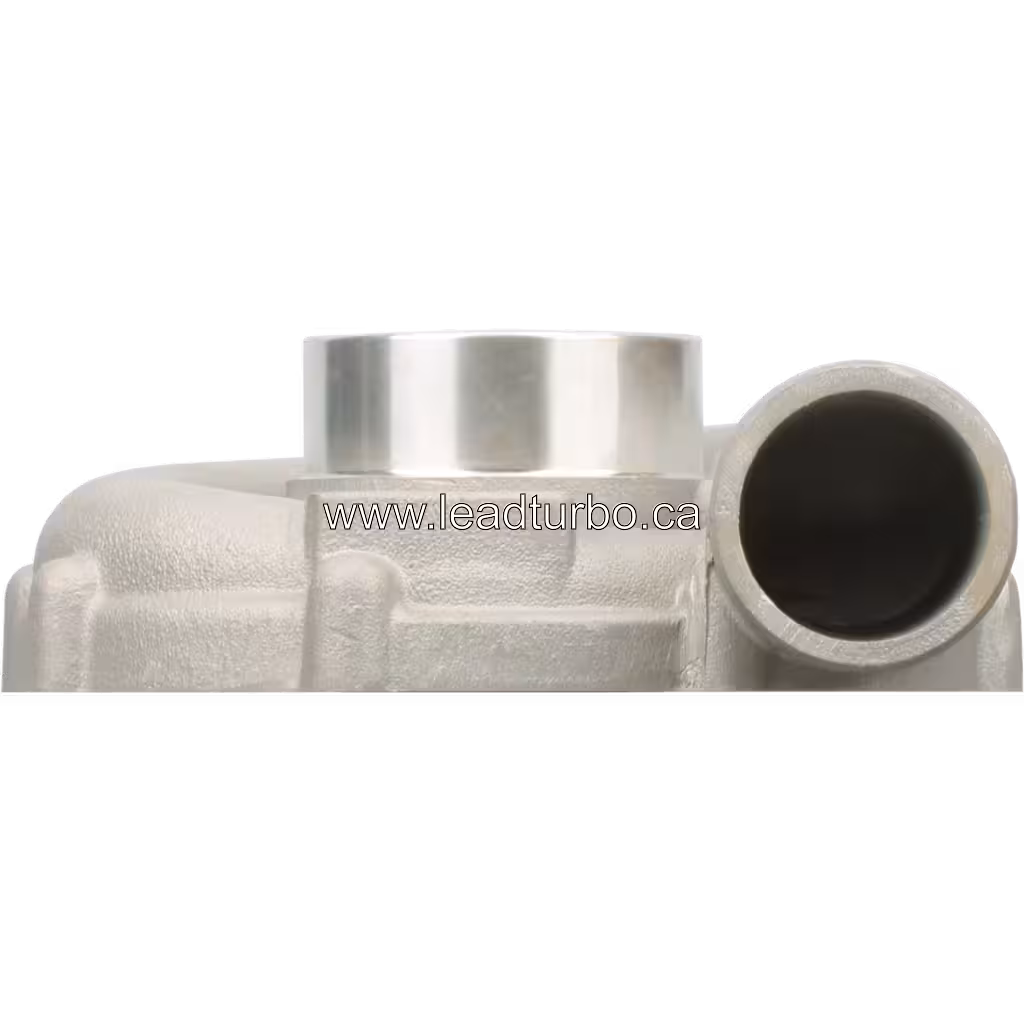 53271015035 K27-3060G compressor housing front view showing polished inlet port