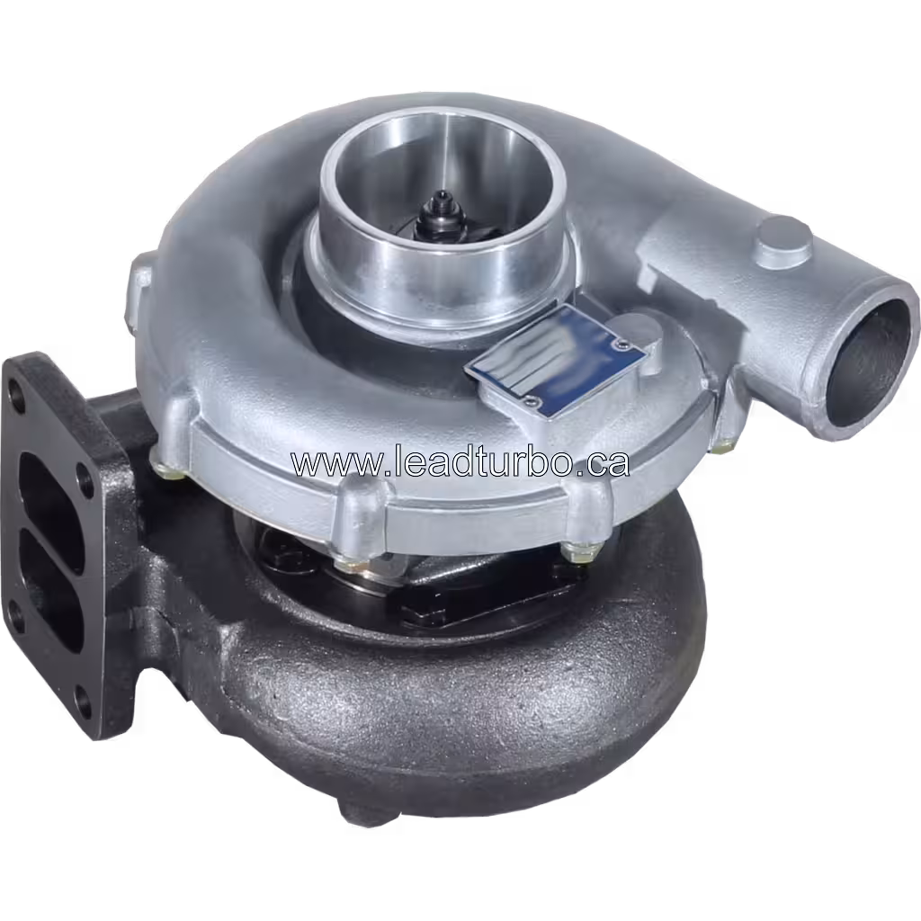 Vista lateral do turbo 53279886014 para gerador TD232V6