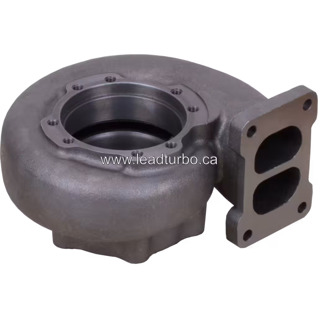 Vorderansicht des Turbine Housings FOR 6505-67-5040 TH mit bearbeiteter Bohrung