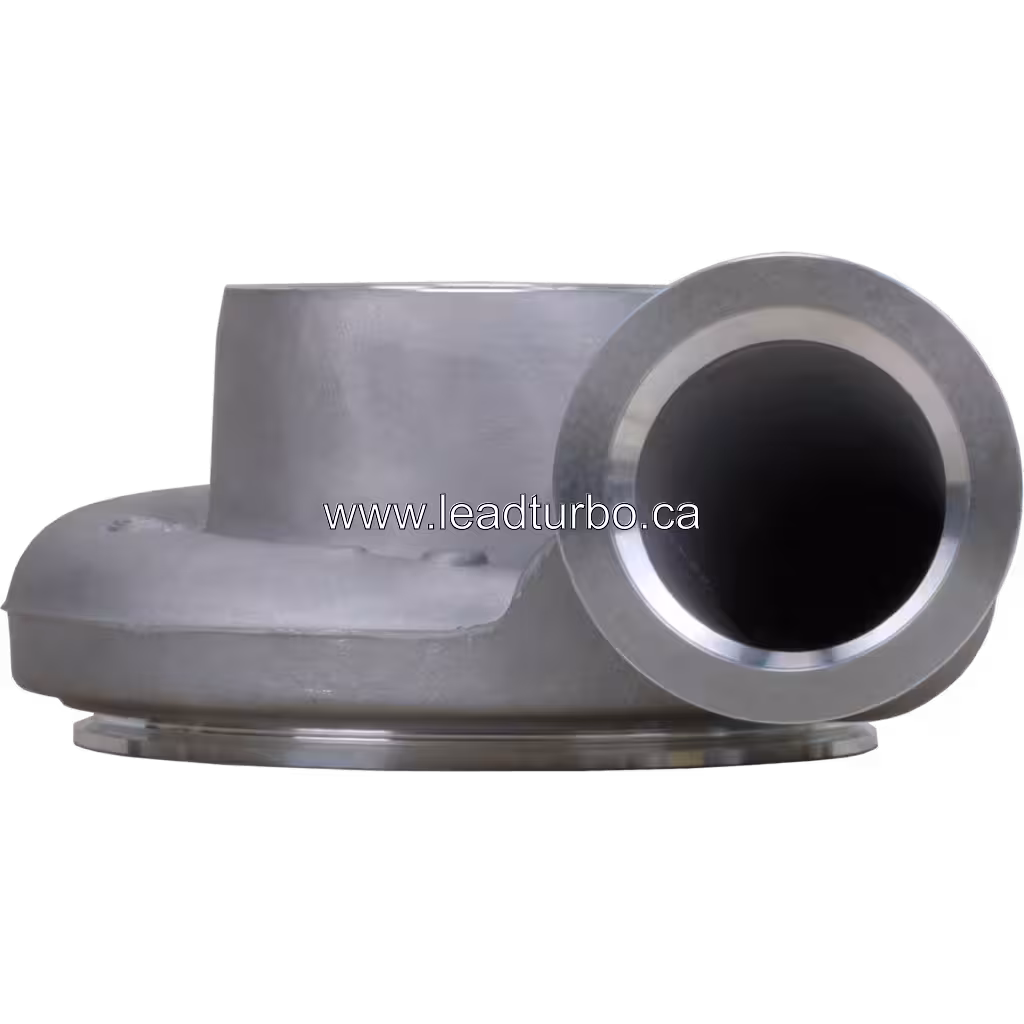 Boîtier de compresseur FOR 4046127 CH vue avant, finition métal gris