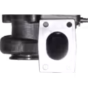 Carcasa de turbina 4036441 HX25W vista frontal