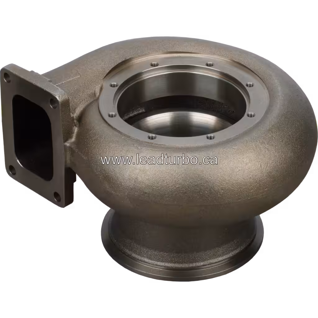 Carter Turbine HC5A 3594051 TH pour Cummins KTA50 bottom 45 degree view