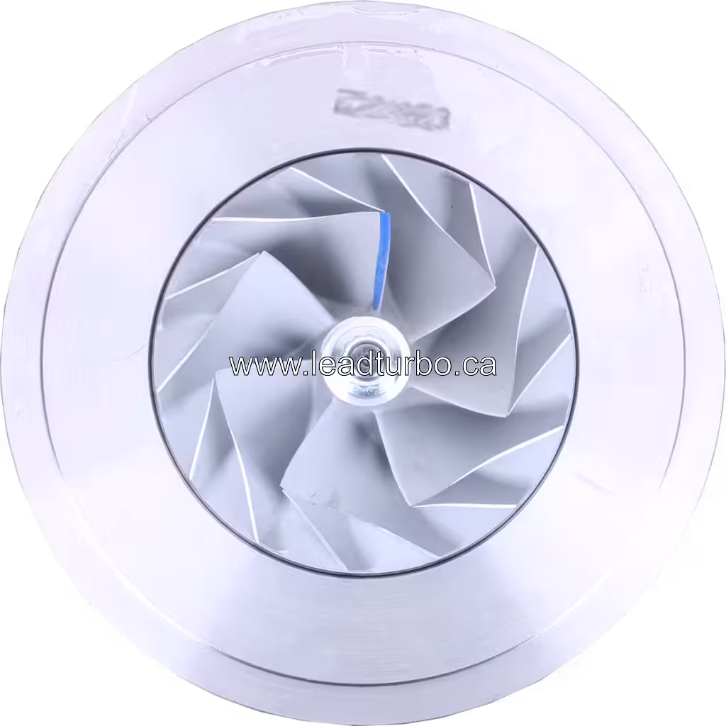Vue de face du core HX50W FOR 2836638 avec roue compresseur argentée