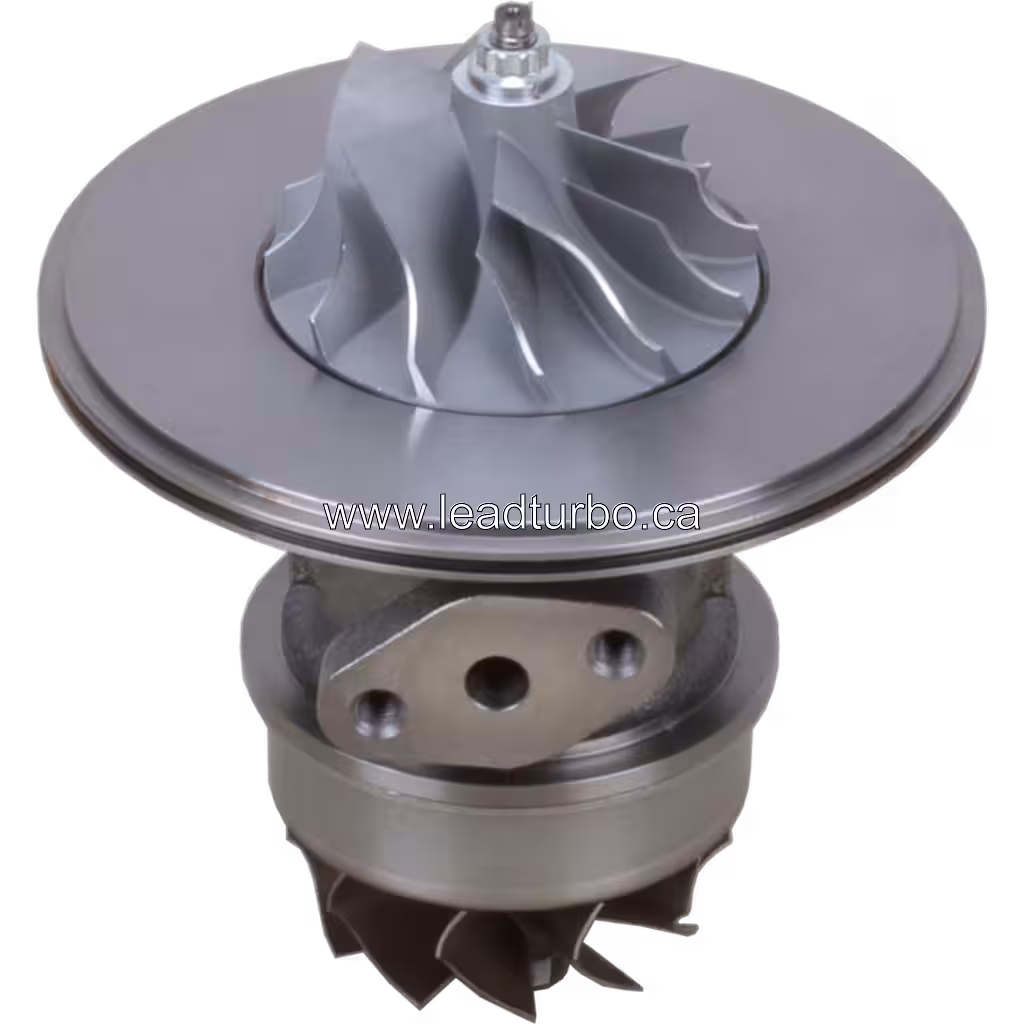 Vista lateral do core turbo 199709 para motor CAT 3116