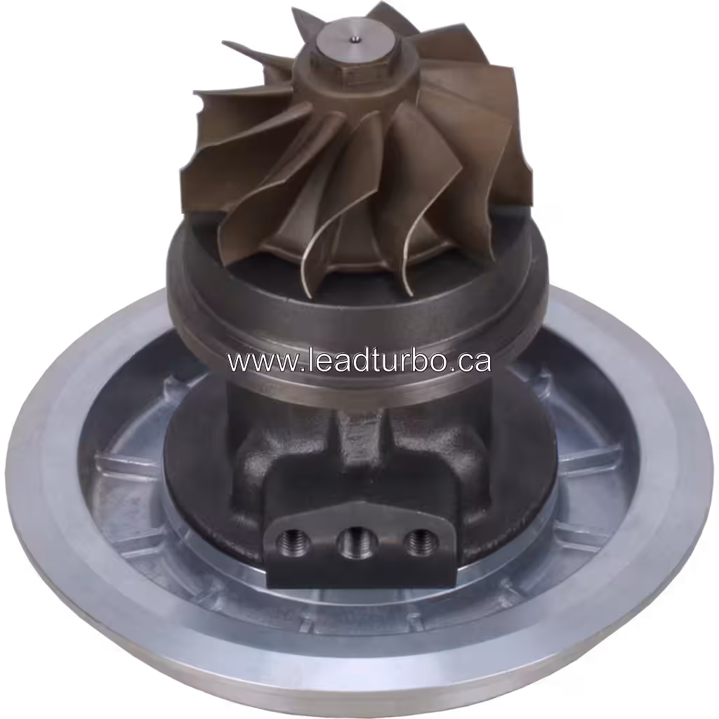 Core turbosprężarki do KOMATSU PC600-7 SA6D140E-3B-7 bottom 45 degree view