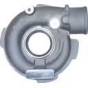 Корпус компресора турбокомпресора GT2556V FOR 454191-0001 CH, вид спереду, сірий литий метал