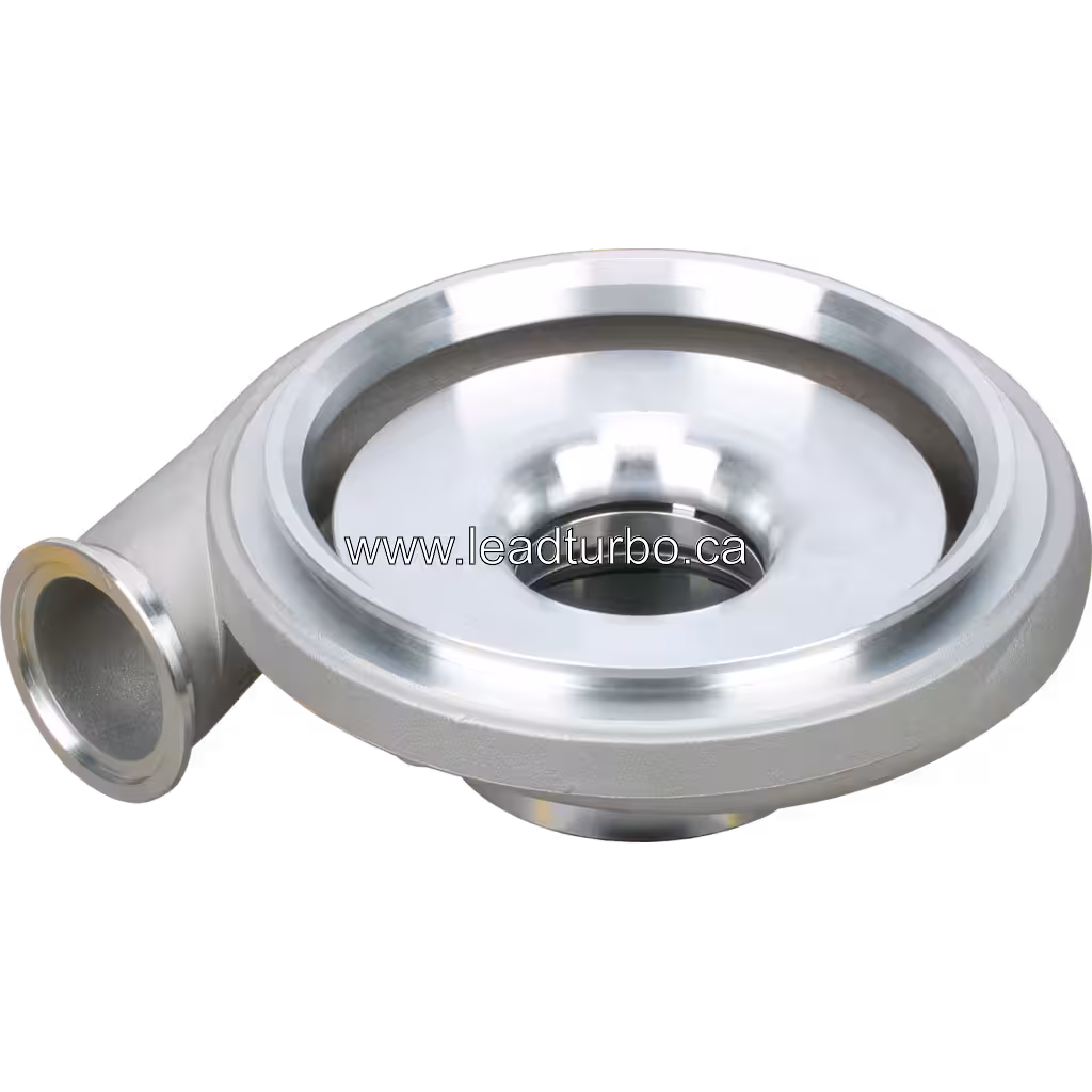 Корпус компресора турбокомпресора HX55 15144169 CH для Volvo D12 bottom 45 degree view