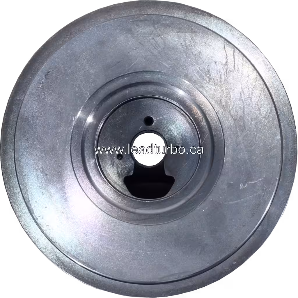 Housing de rolamento FOR 4038613 BH para turbo HX55 Scania, vista frontal
