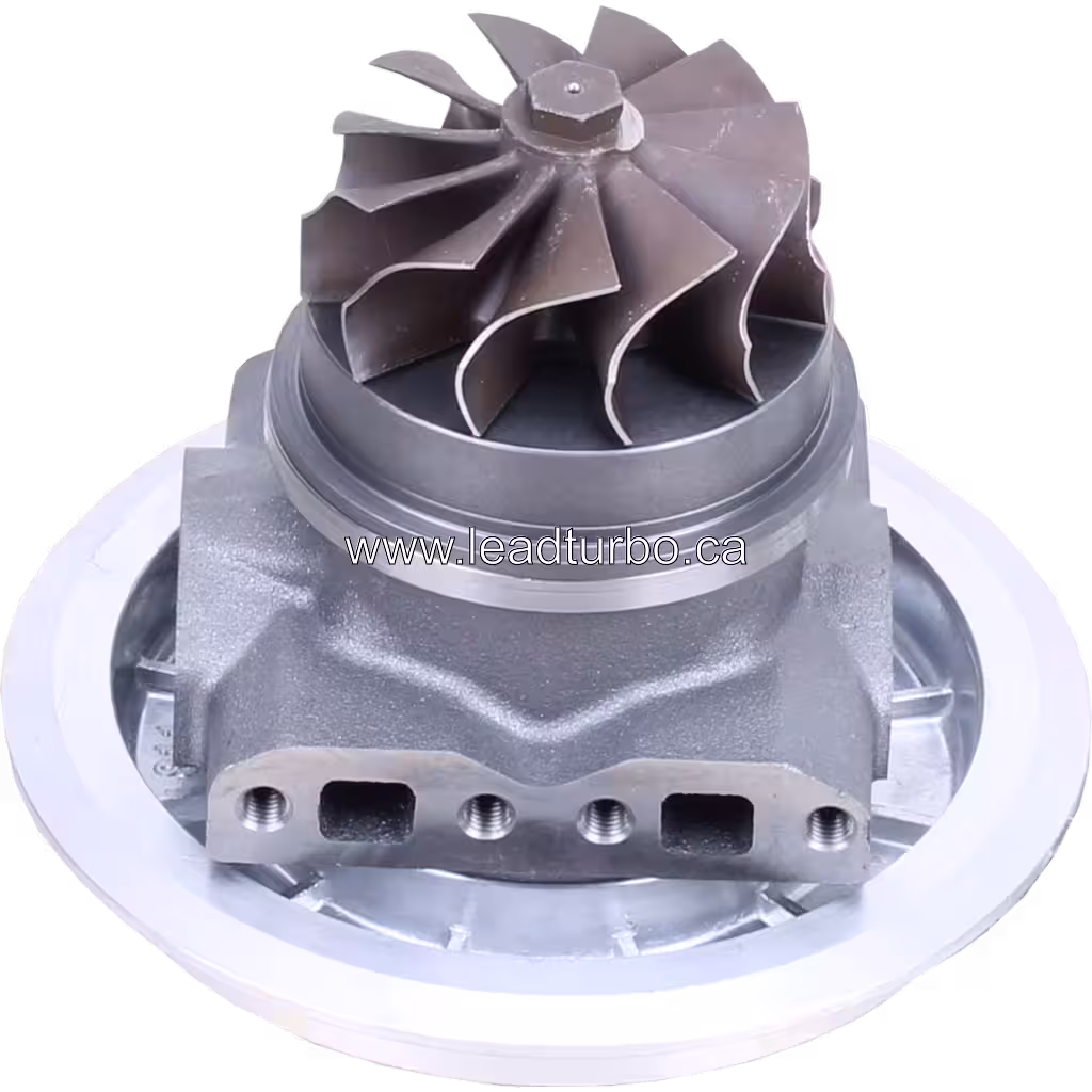 KTR110G-L87B Turbo Core for Komatsu D155 (6505-52-5570) bottom 45 degree view