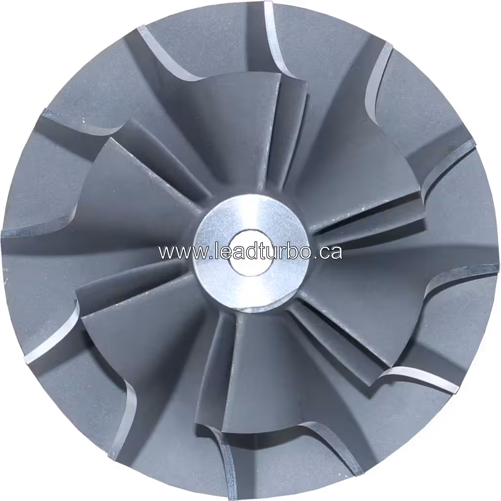 Koło sprężarki 442480-0005 CW do turbosprężarki J96 top view