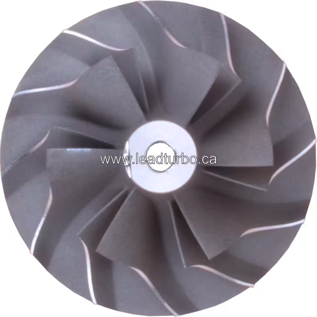 Kompressorrad für Turbolader J96 – Ersatz 812971-2 CW-R top view