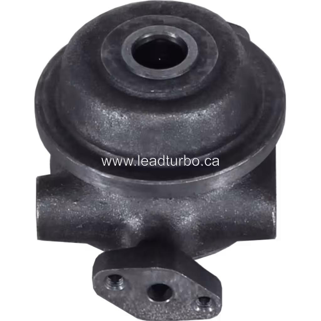 Korpus łożyska turbosprężarki do Hino K-13C (YF92) bottom 45 degree view