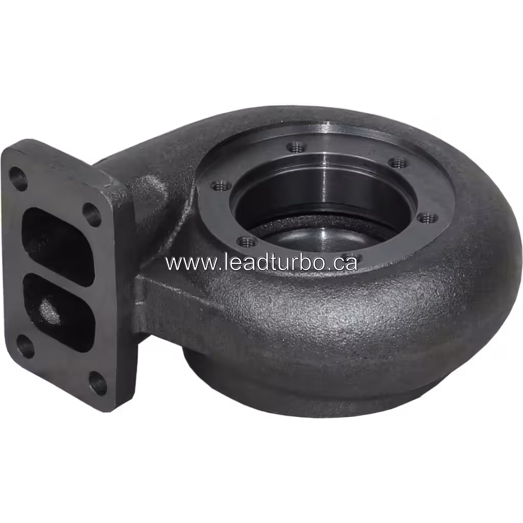 Logement de turbine 410424-0102 pour turbo TO4E10 Volvo TD71G bottom 45 degree view