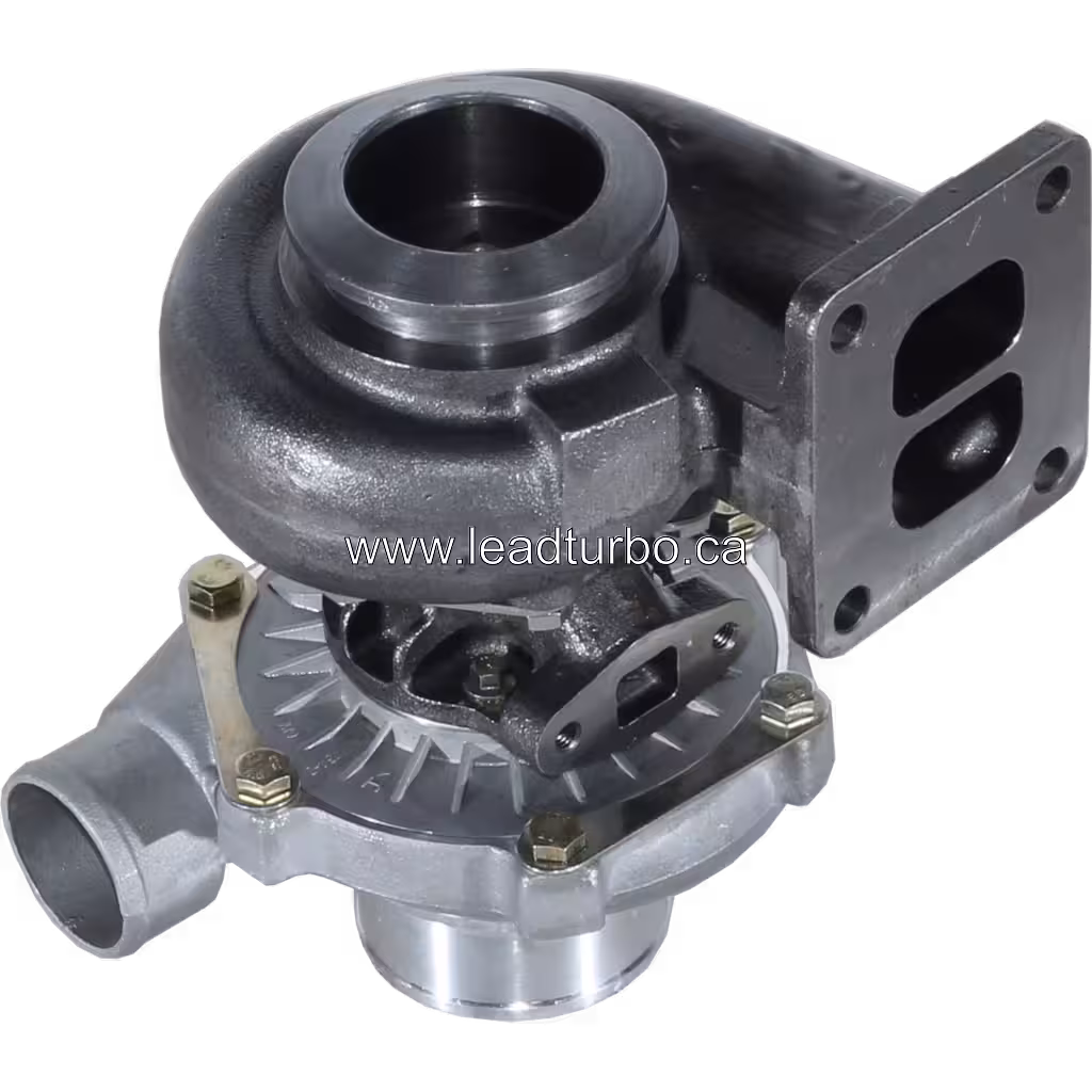 RE47705 T300-03 Turbocharger para John Deere 4039T bottom 45 degree view