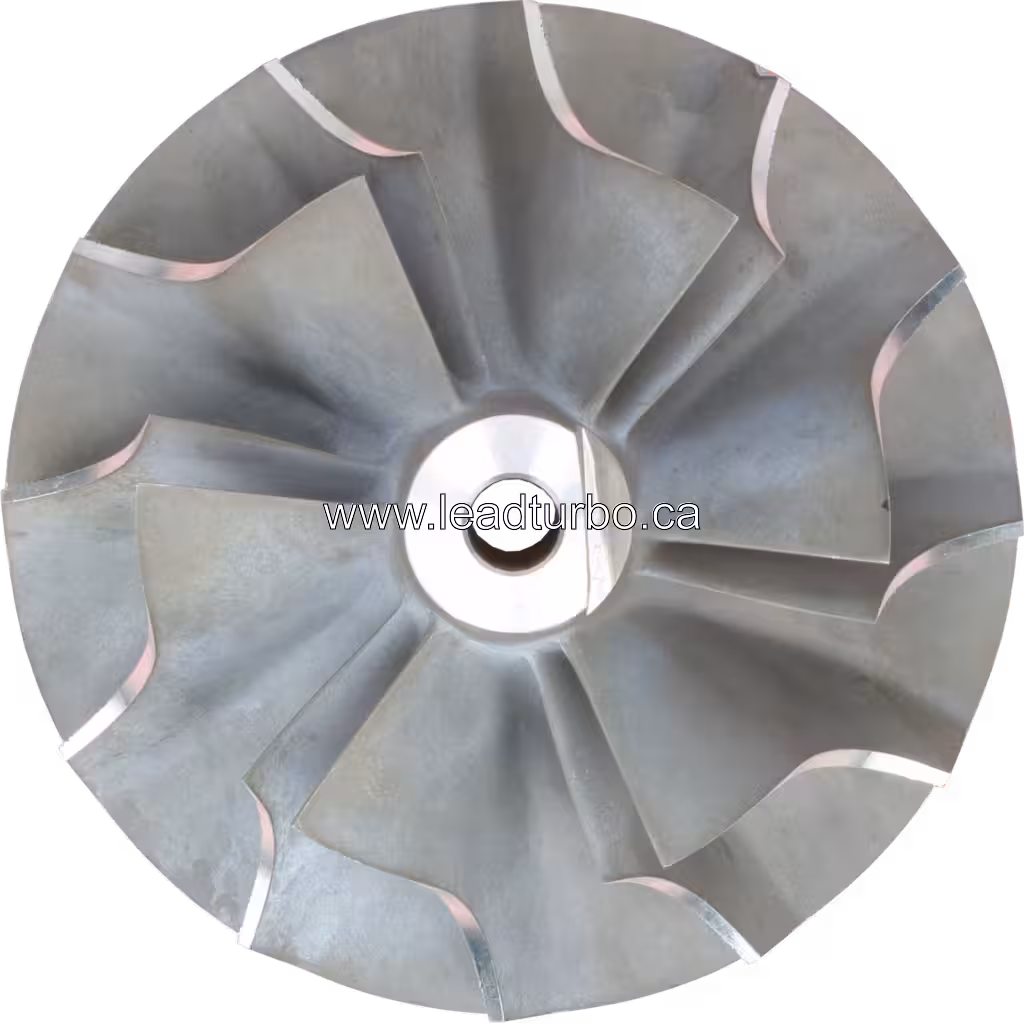 Roda Compressora de Turbocompressor para CAT Earth Moving e CAT 3412 top view