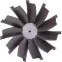 Roda de turbina para motor KTA38 detalhe