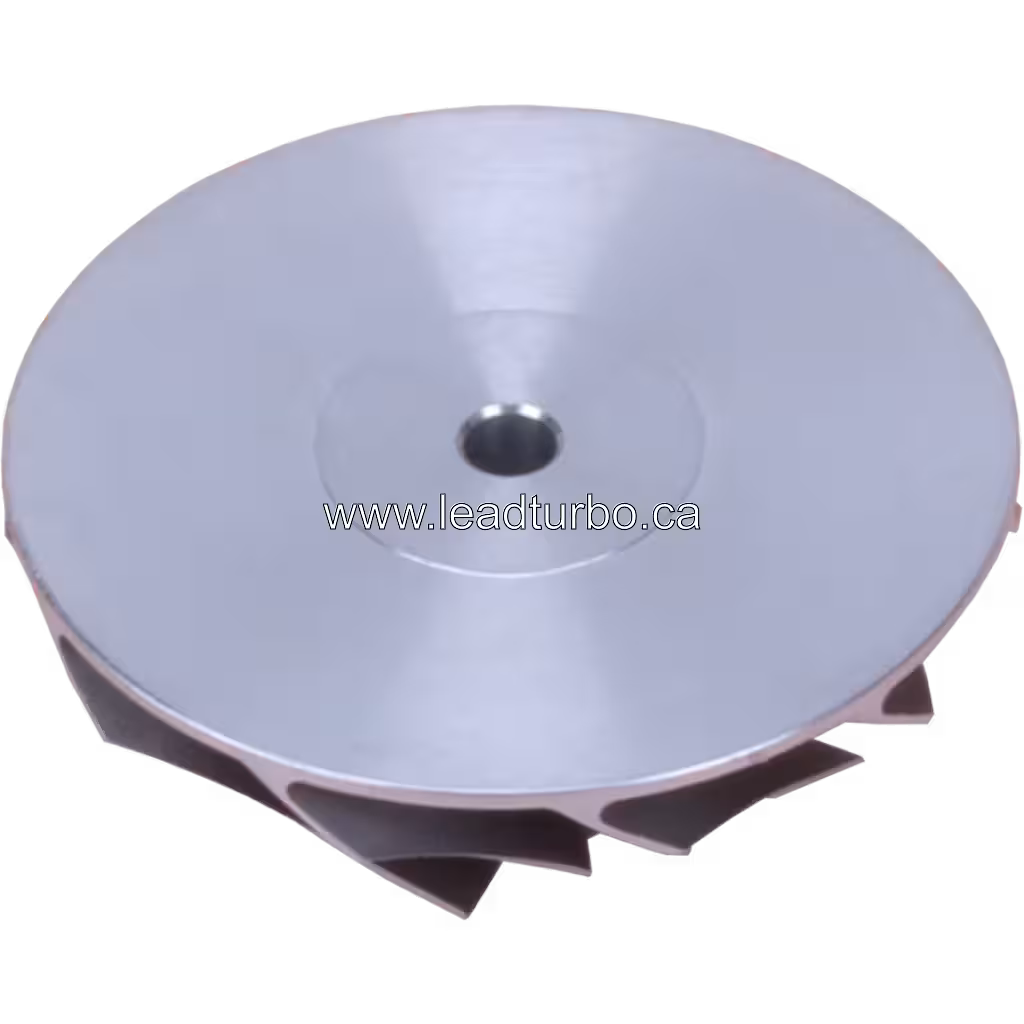 Roue de compresseur HT12-11B 047-276 CW pour Nissan Terrano QD32TI bottom 45 degree view