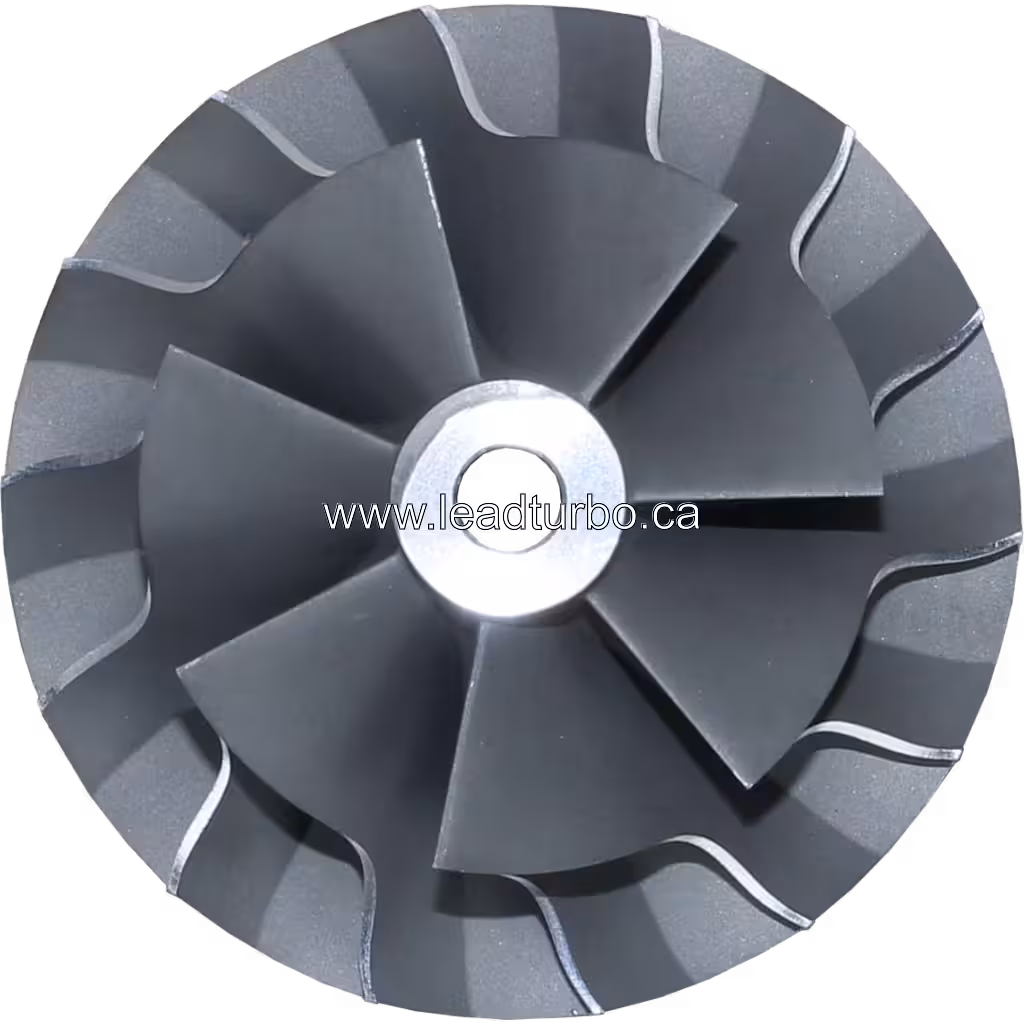 Détail de la roue de compresseur turbo J96