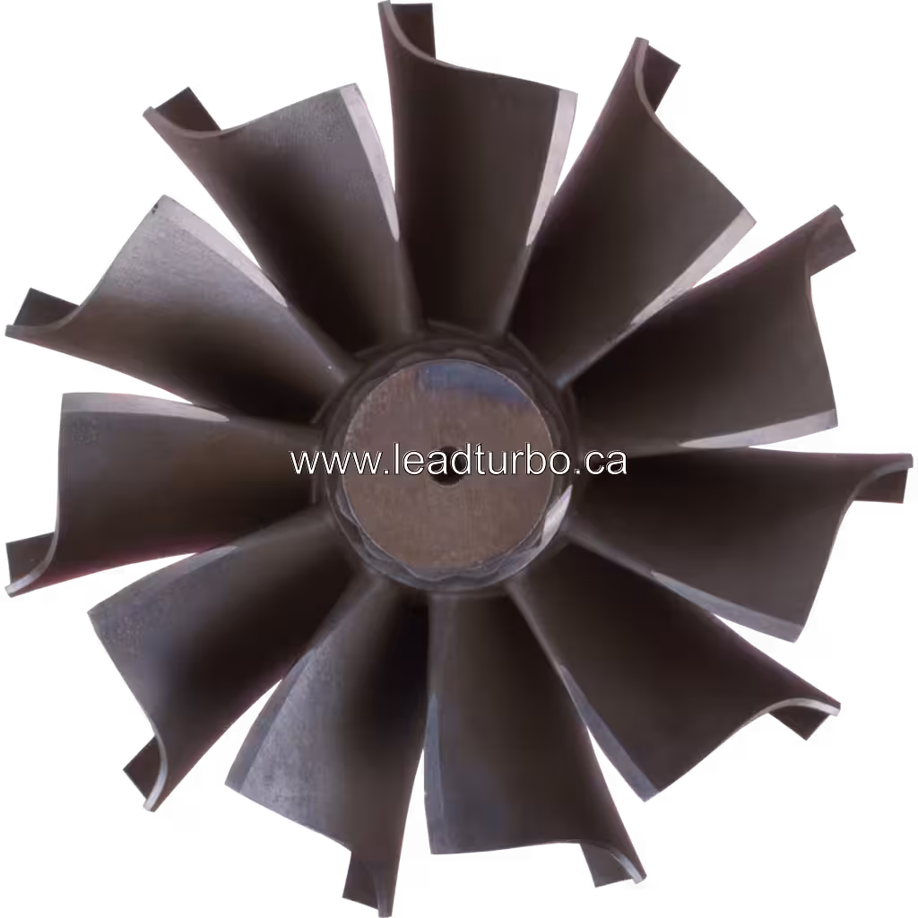 Roue de turbine 4040227 pour turbo HE800FG HX82 Cummins Q19 front view