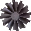 Roue de turbine 49181-03862 TW pour turbo TD10L-36F-28 Mitsubishi thumbnail 2