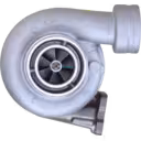 Turbo 318706 S200 con carcasa de compresor blanca y turbina de hierro fundido