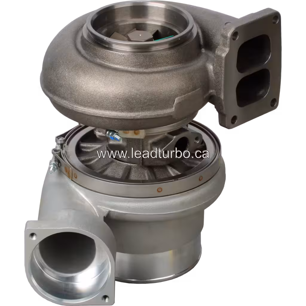 Turbocharger 0R5754 TV8106 para CAT 353 3408T - Reposição bottom 45 degree view