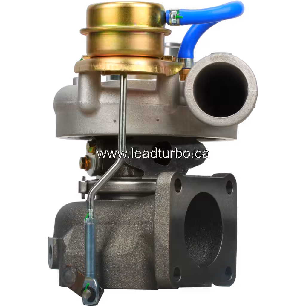 Turbocharger 17201-68010 CT26 com atuador dourado e mangueira azul