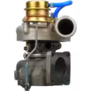 Turbocharger 17201-68010 CT26 com atuador dourado e mangueira azul
