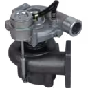 Vista lateral del turbo 2674A421 referencia 754111-0007