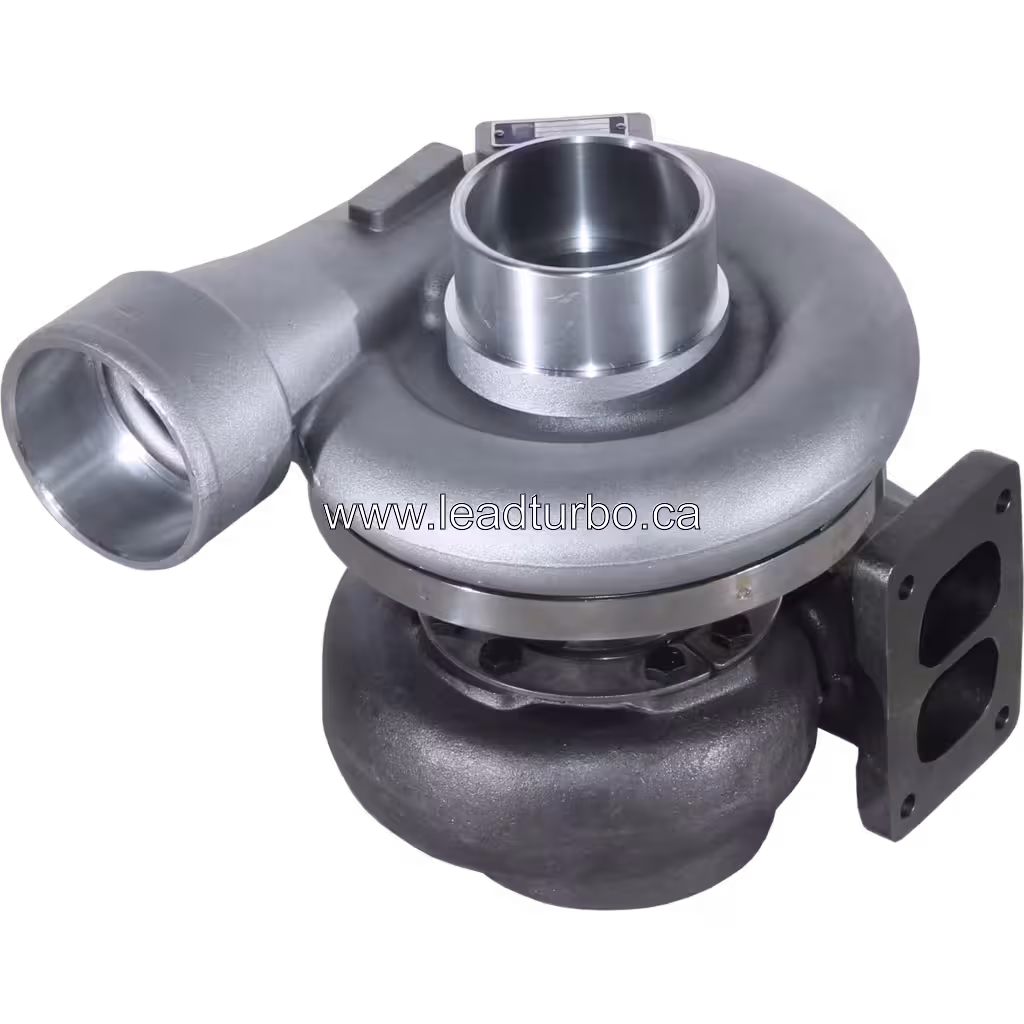 Vista replacement do turbocharger Komatsu SA6D140E-2A com carcaça do compressor cinza claro